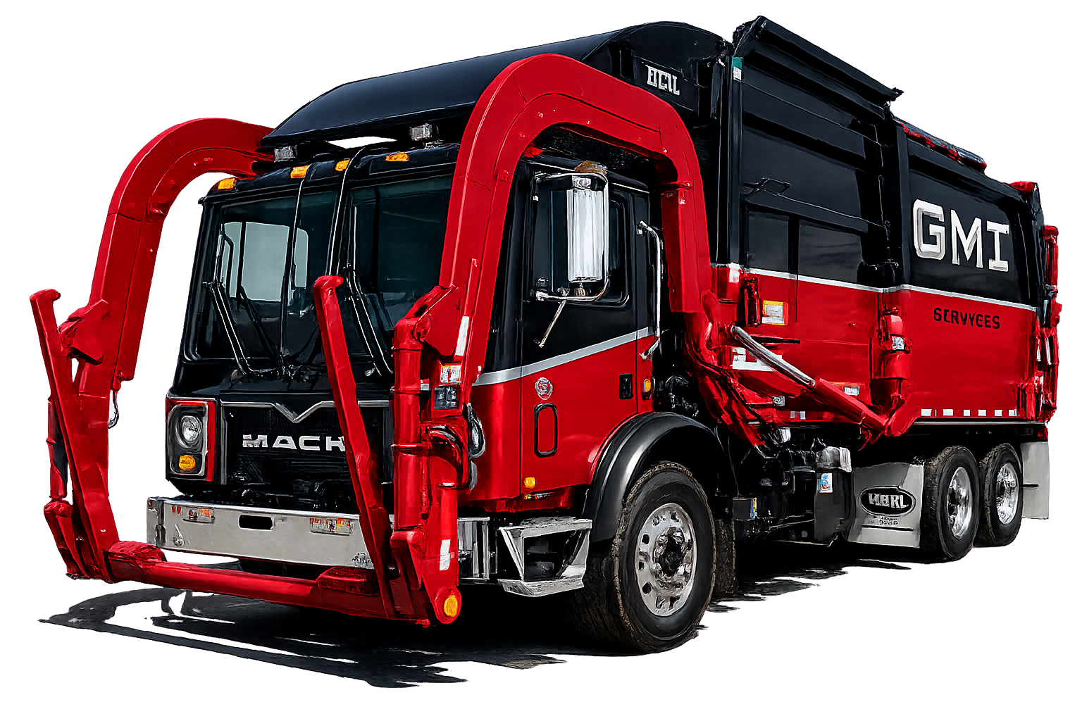 GMI Services Front-Load Collection Truck
